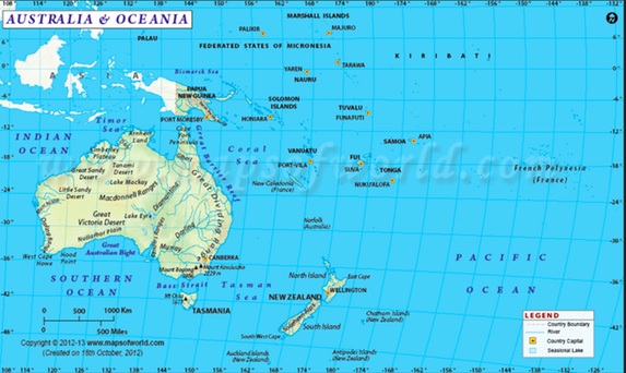 Australia/New Zealand/P New Guinea | Website van Martin en Resi
